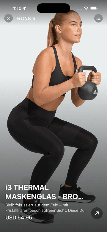 Immersive catalog view